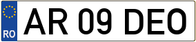 Truck License Plate